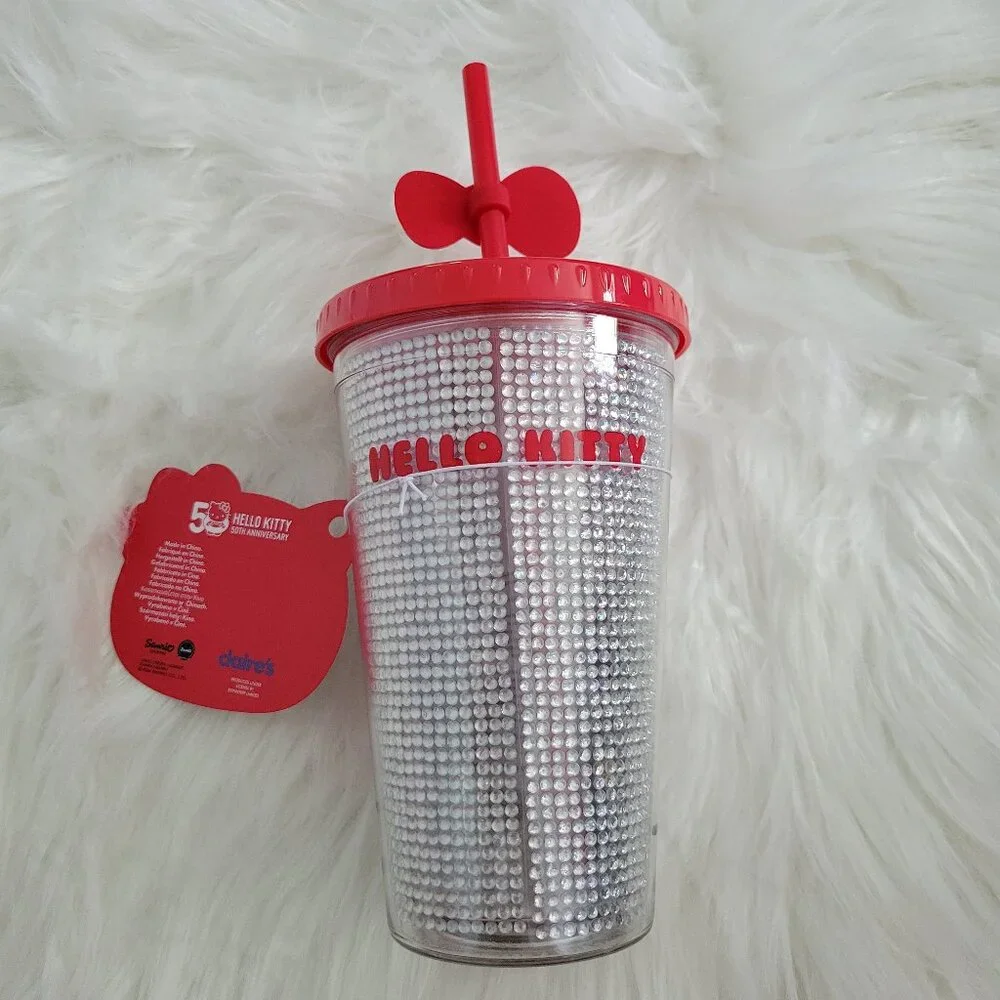 Hello Kitty 50th Anniversary Bling Tumbler